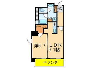 プライムアーバン用賀の物件間取画像